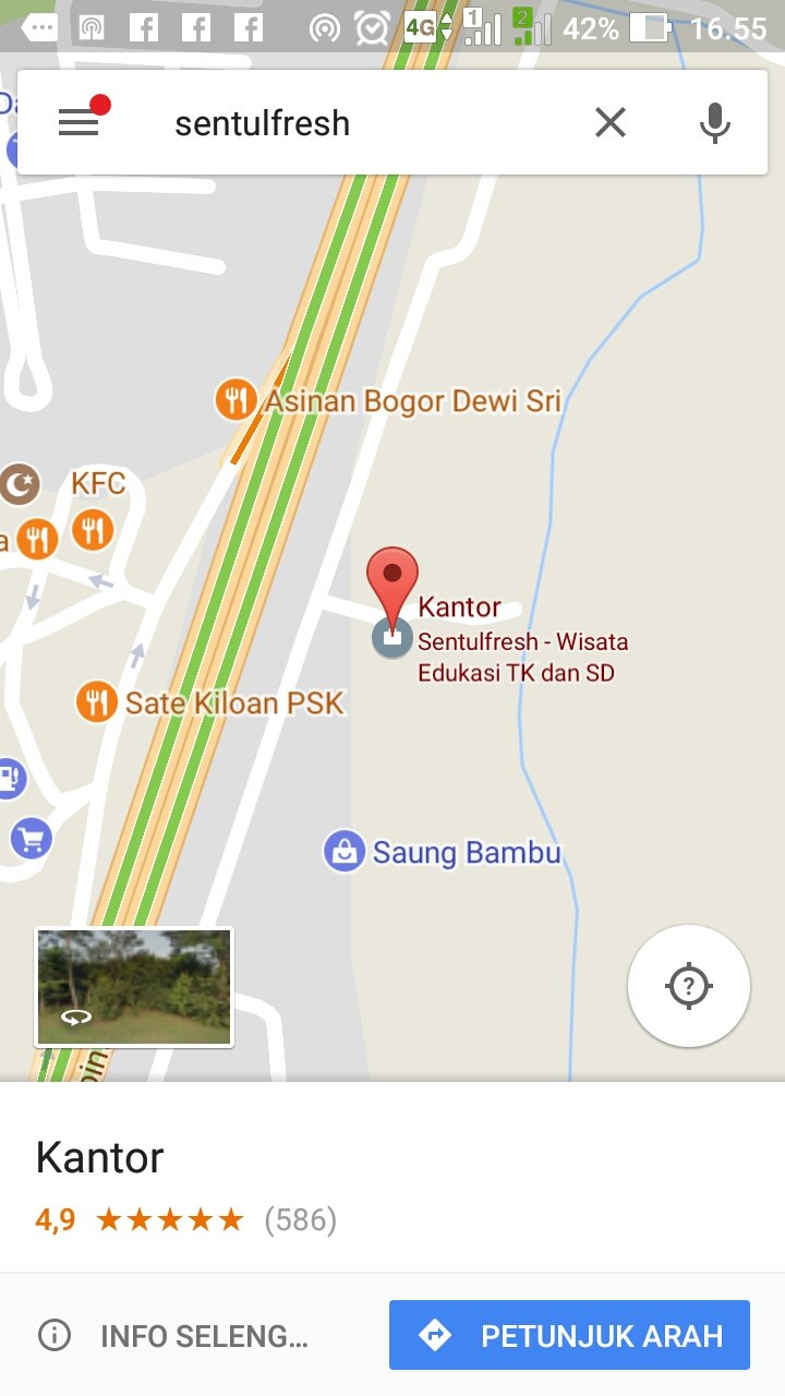 google bisnisku sentulfresh